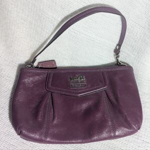 Coach | Purple Leather Wristlet